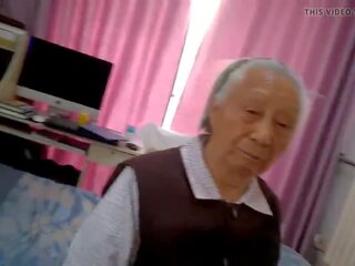古い 中国の おばあちゃん 取得 ファック, フリー ripened 高解像度の 汚い フィルム d5